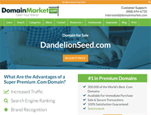 Tablet Screenshot of dandelionseed.com